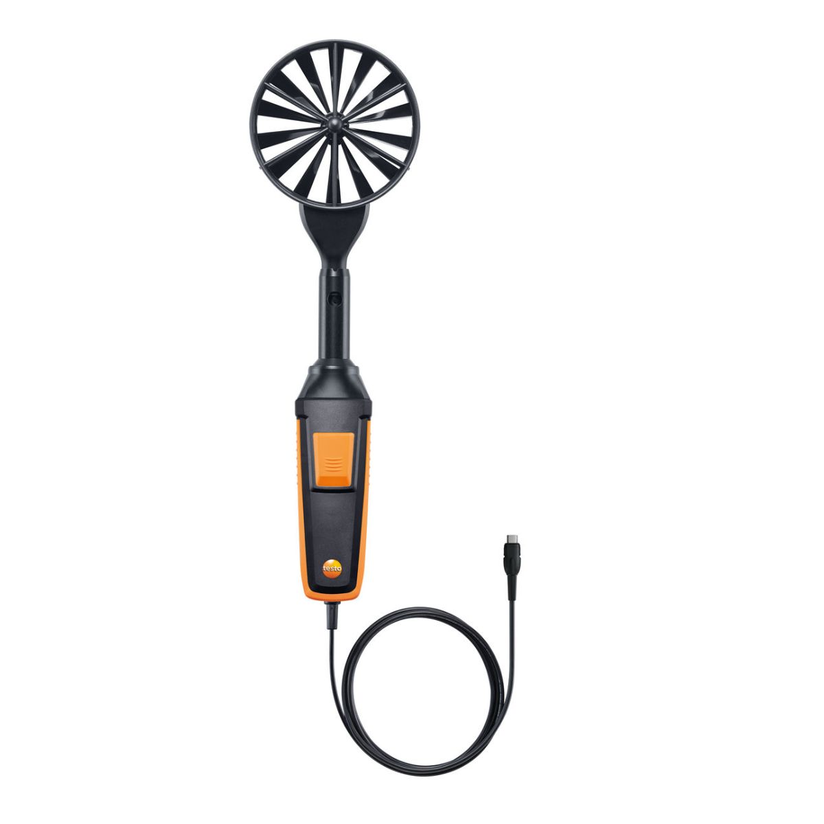 Flügelrad-Sonde, Ø 100 mm (digital) - inkl. Temperatursensor, kabelgebunden