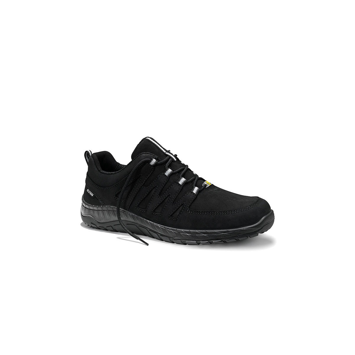 Berufshalbschuh MADDOX schwarz leather Low ESD O2, Größe 42