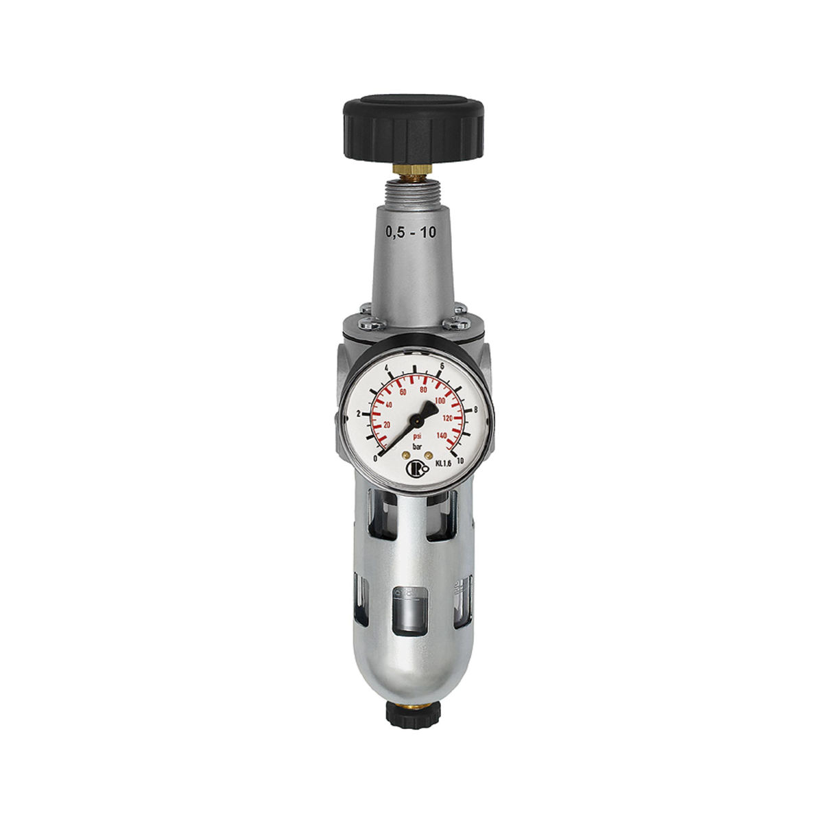 Filterregler »Standard«, Polycarbonatbehälter und Schutzkorb, BG 1, G 3/8