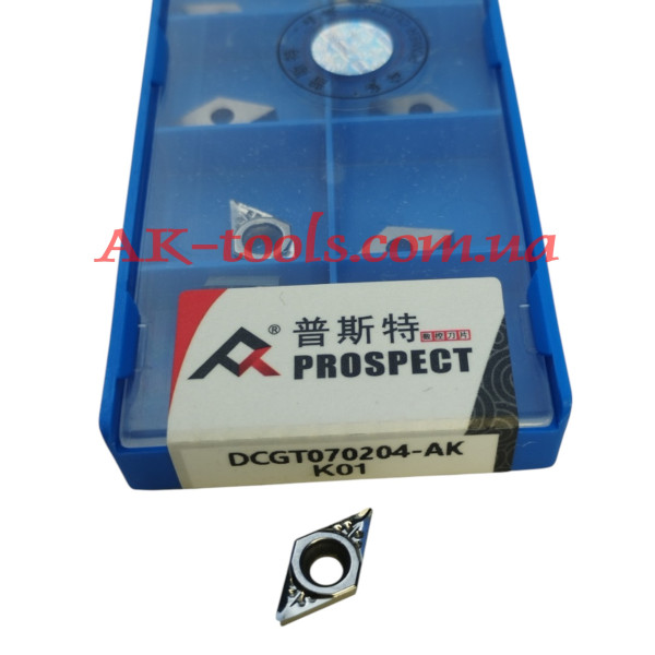 55° DNMG+DCMT · DCGT070204-AK K01