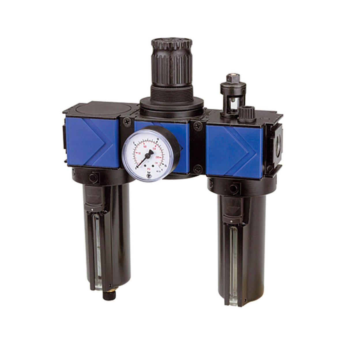 Wartungseinheit 3-teiling »variobloc«, Metallbehälter, BG 1, G 3/8