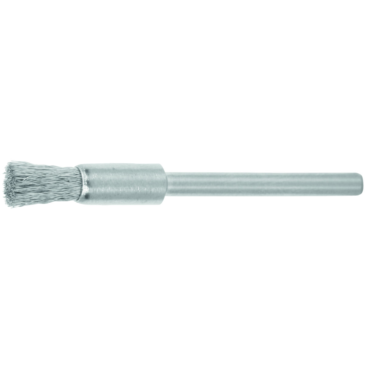 Miniatur-Pinselbürste Stahldraht 0,10 mm, Bürsten-⌀ D 1 : 5mm
