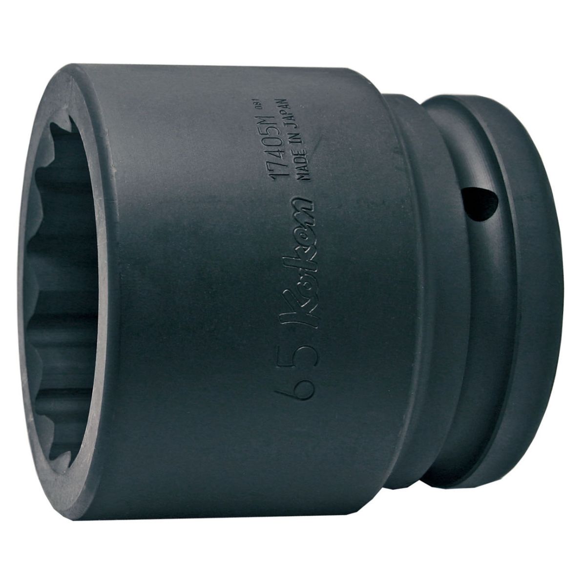 1.1/2″ Impact Steckschlüssel 12-kant (mm) 75 mm