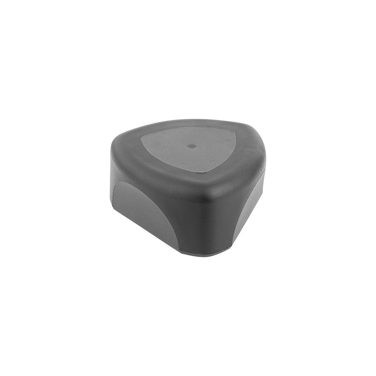 Dreisterngriff, Form K, ergonomisch, 2-Komponenten, schwarzgrau RAL 7021, Kunststoff