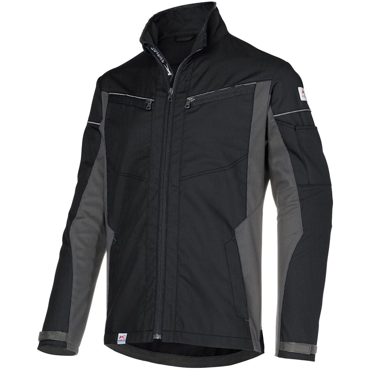 Jacke InnovatiQ, schwarz / anthrazit, Unisex-Größe: M