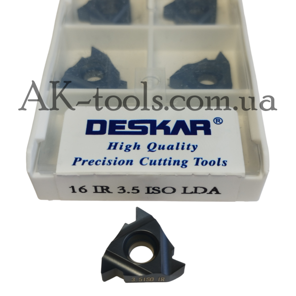 IR-різьбова пластина · 16IR-3.5 ISO LDA