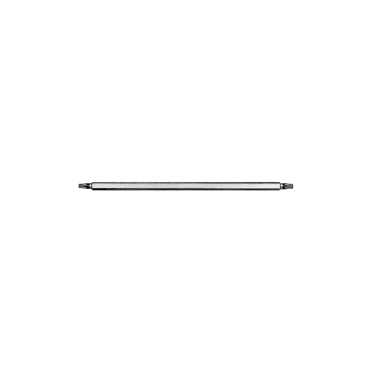 Schraubendreherklinge für Torx®-Schrauben, Torx®-Profil: TX10+15