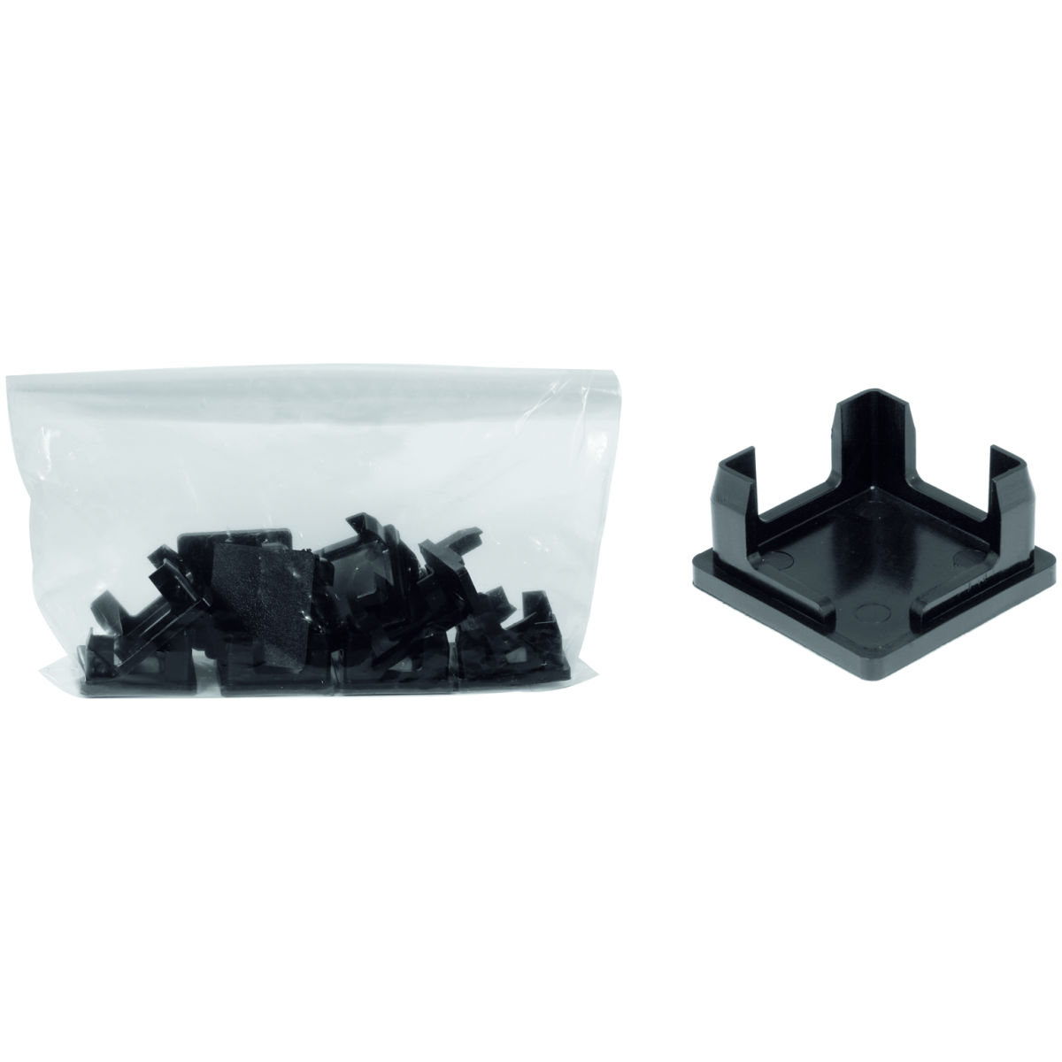 Kunststoff-Fußplatten-Set für Regalstütze 10-teilig