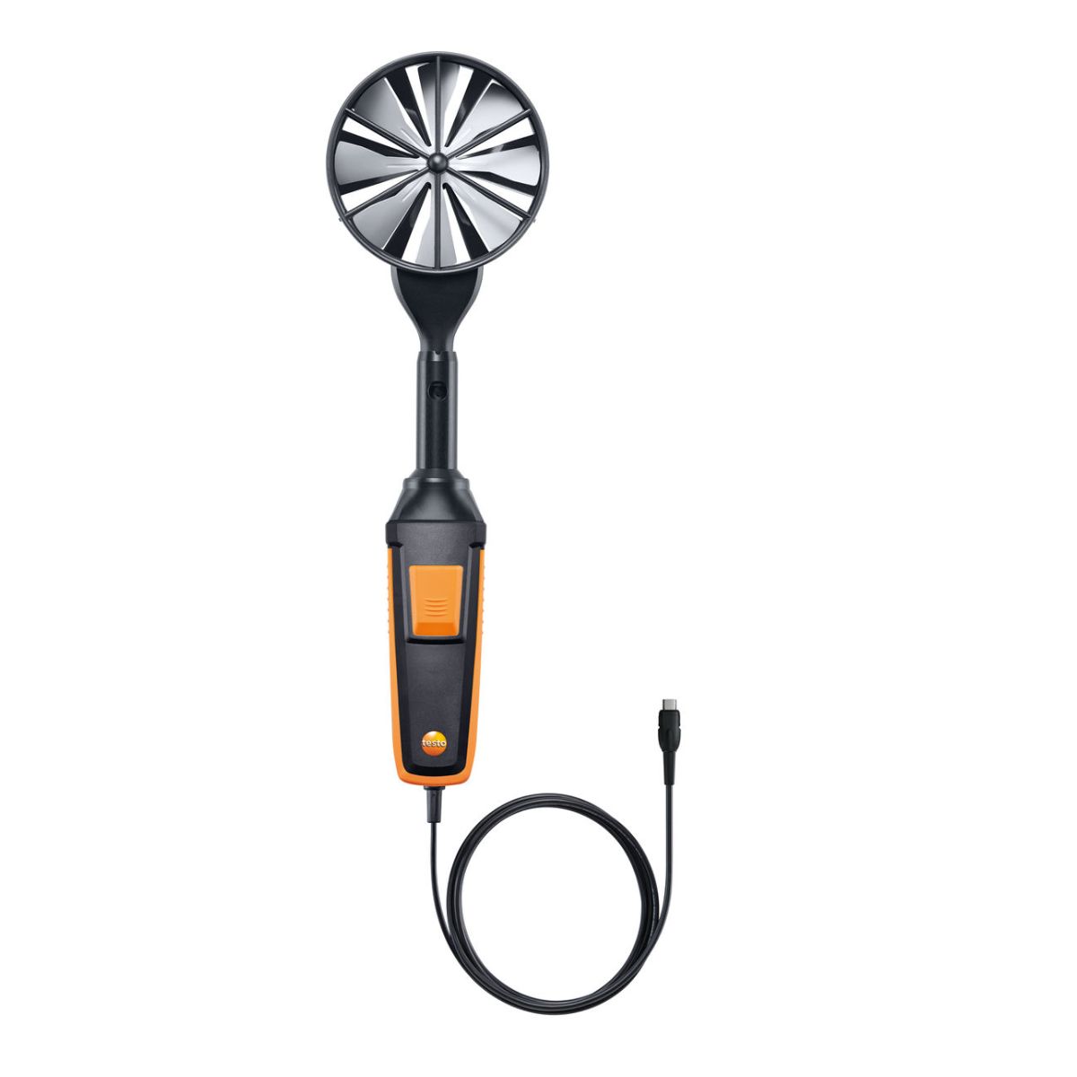 Hochpräzise Flügelrad-Sonde, Ø 100mm (digital) - Temperatursensor, kabelgebunden