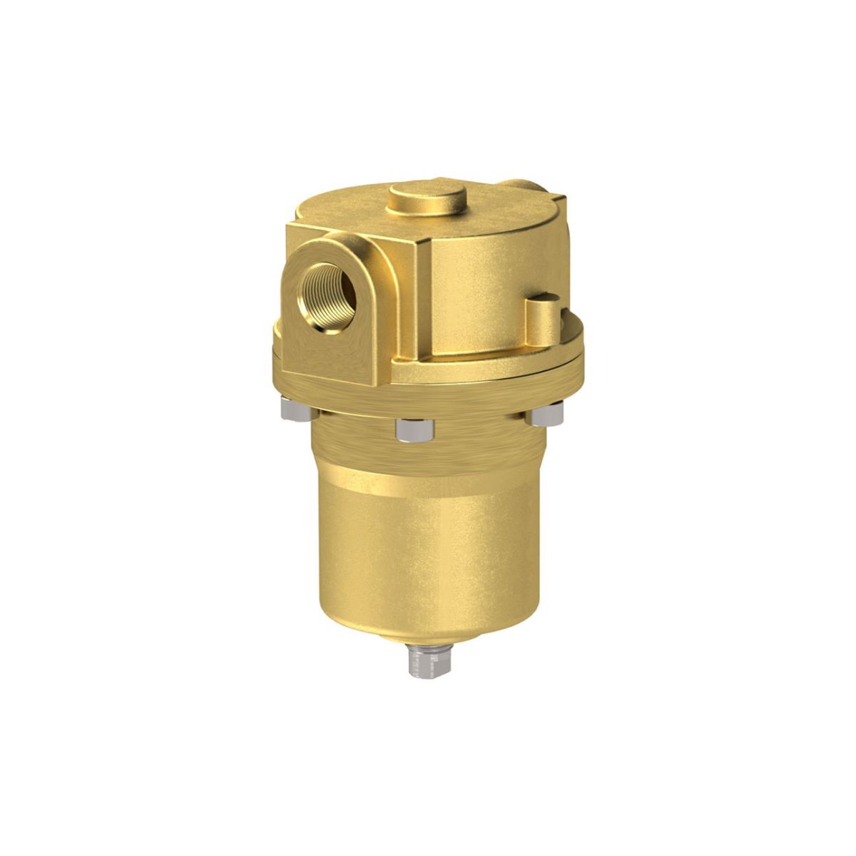 Hochdruckfilter 60 bar, mit Handablassventil, 50 µm, G 3/8