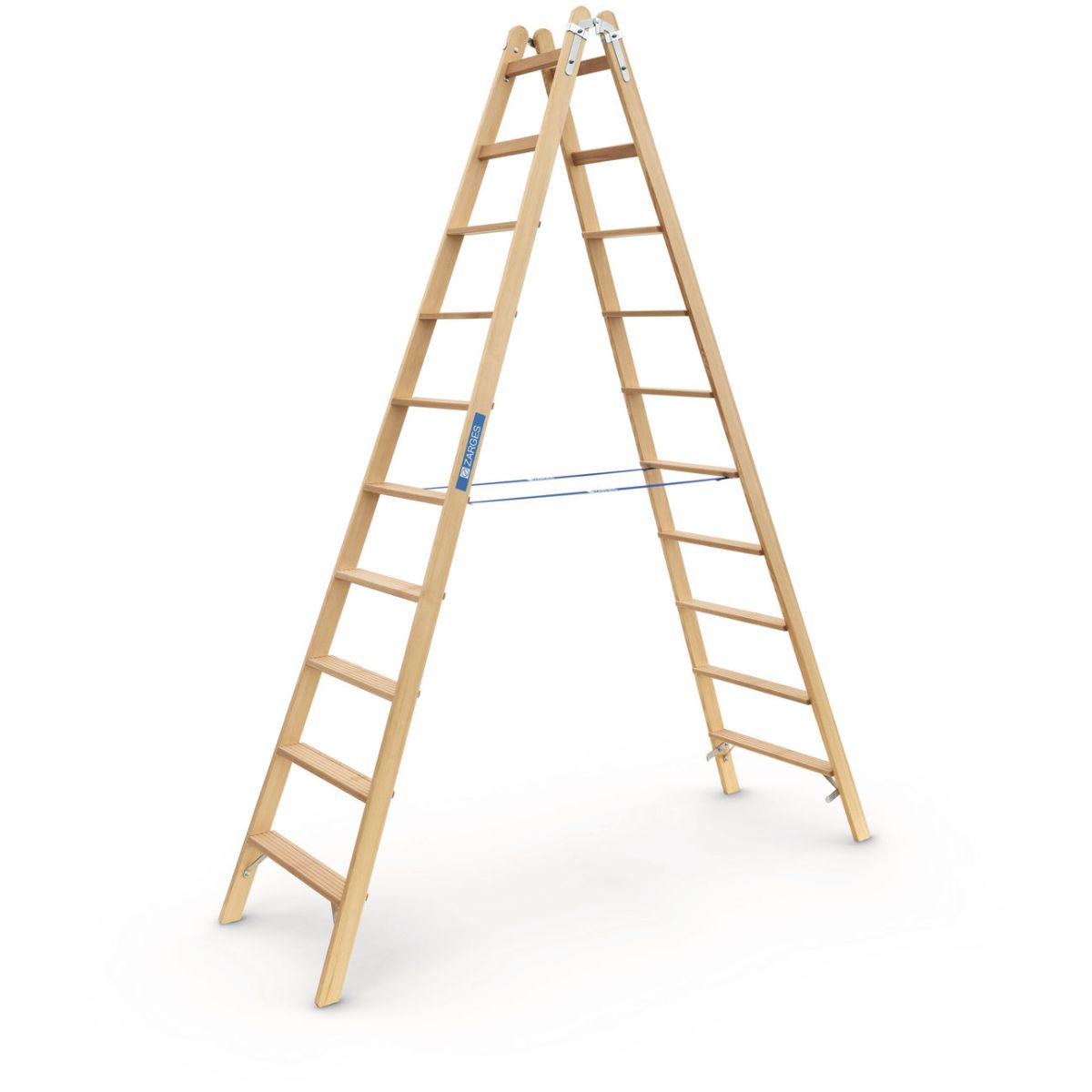 Crestastep B - Holz-Leiter 2x10 Sprossen