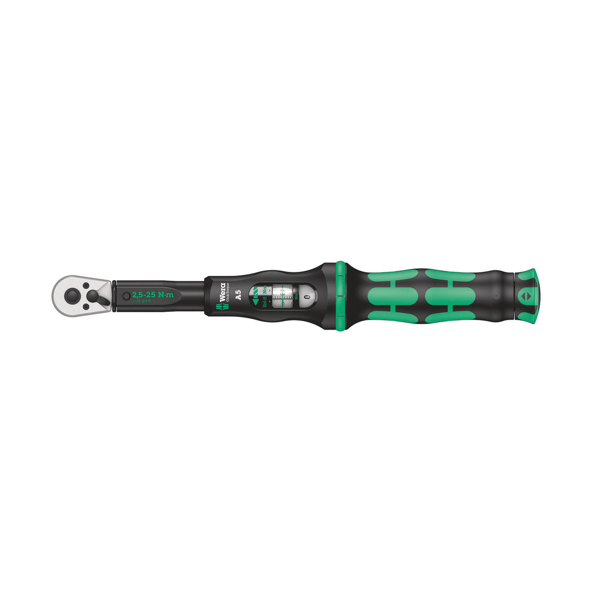 Click-Torque A 5 Drehmomentschlüssel mit Umschaltknarre, 2,5-25 Nm, 1/4″ x 2,5-25 Nm