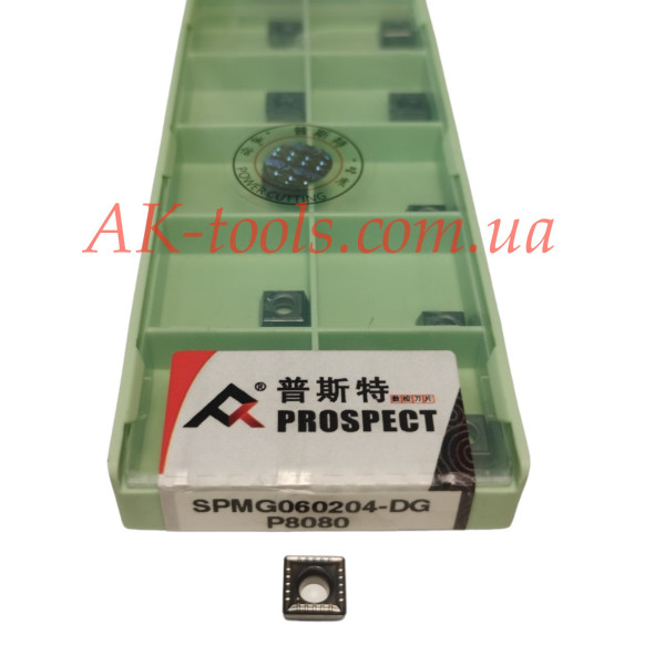 ФРЕЗЕРНІ СВЕРДЛИЛЬНІ ПЛАСТИНИ · SPMG060204-DG P8080