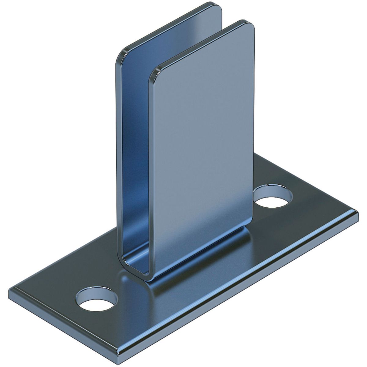 Fußplatte für Edelstahl Schachtleitern