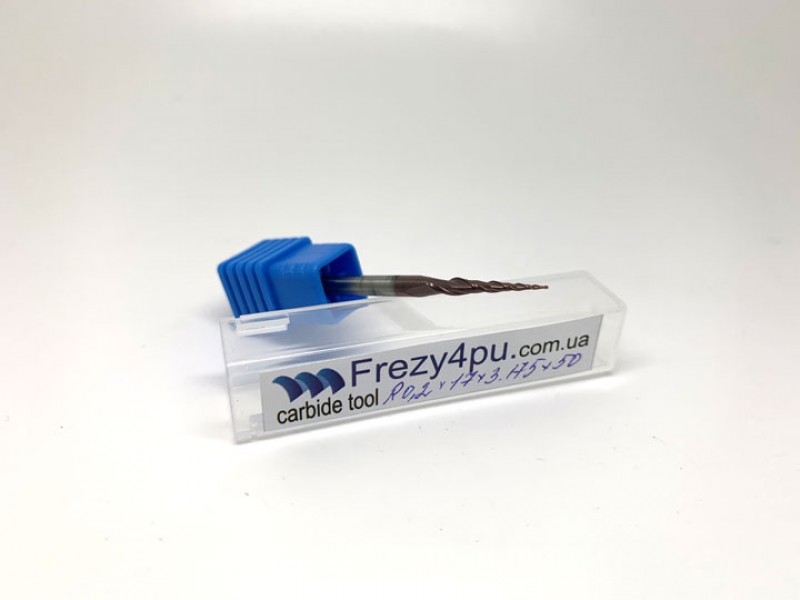 Фреза конусна R0.2 D3.175 L50/17