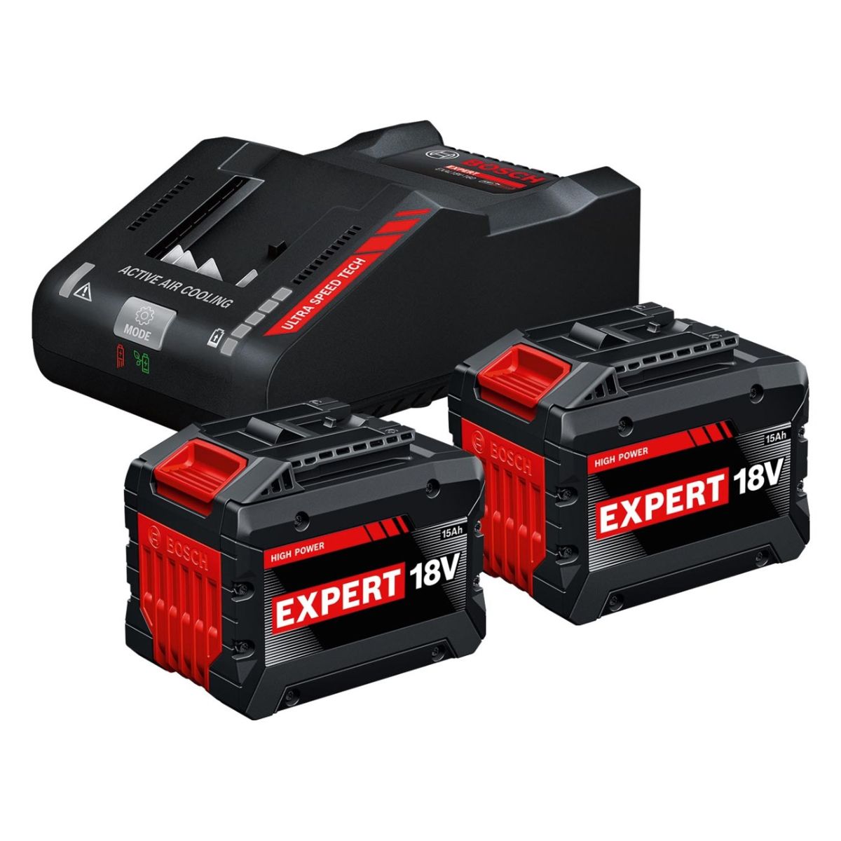 Starter-Set 18V EXPERT, Akkukapazität: 15Ah