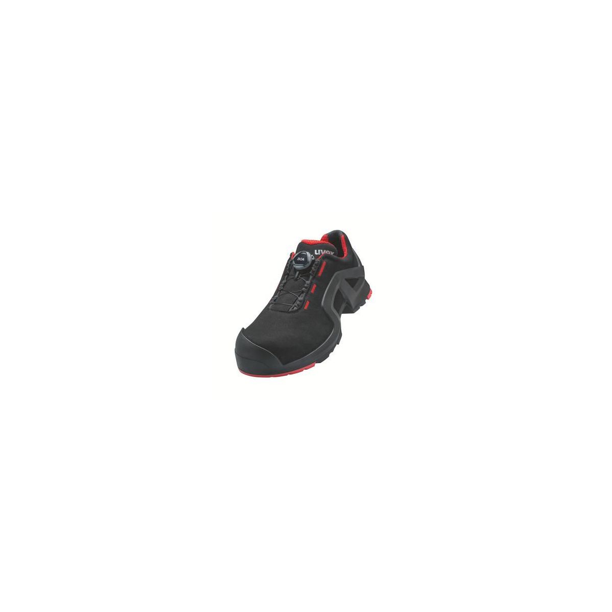 uvex 1 support Halbschuhe S3 schwarz/rot Weite 10 Größe 39