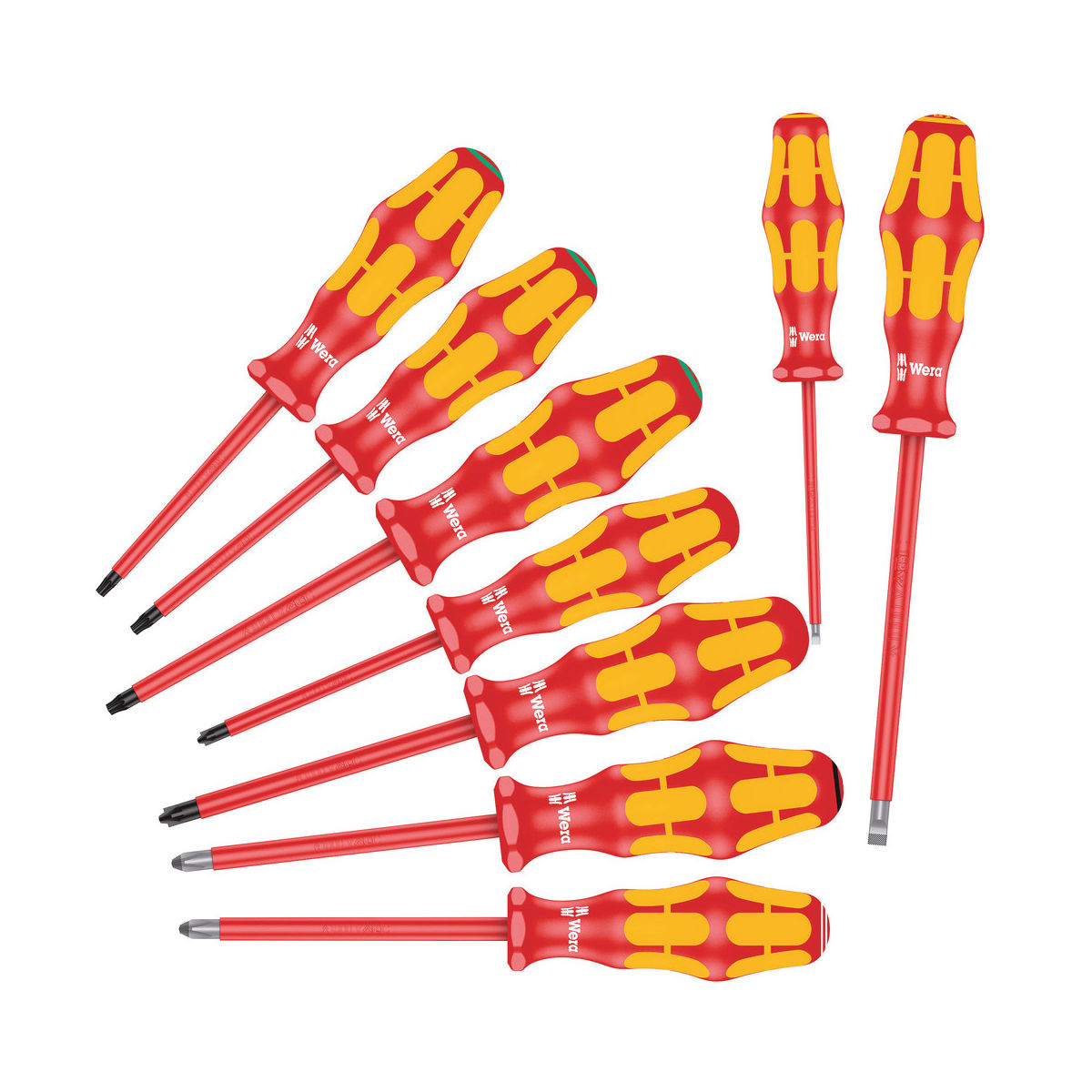 160 i/162 i/167 i/9 Schraubendrehersatz Kraftform Plus Serie 100, 9-teilig
