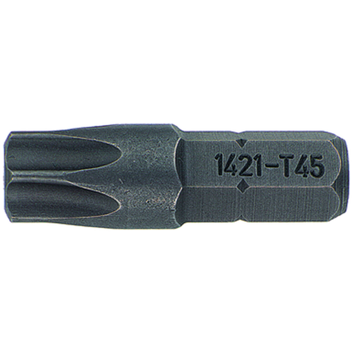 Bit-Schraubendrehereinsatz T 45 6kant C 6,3 L.25mm