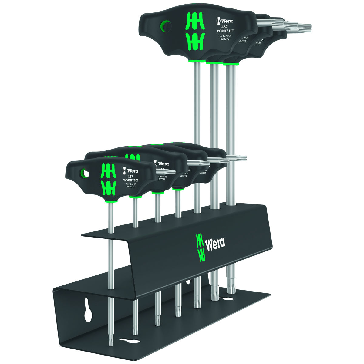 Schraubendreher-Satz für Torx®, mit Quergriff im Metallrack 7-teilig, Anzahl Schraubendreher: 7