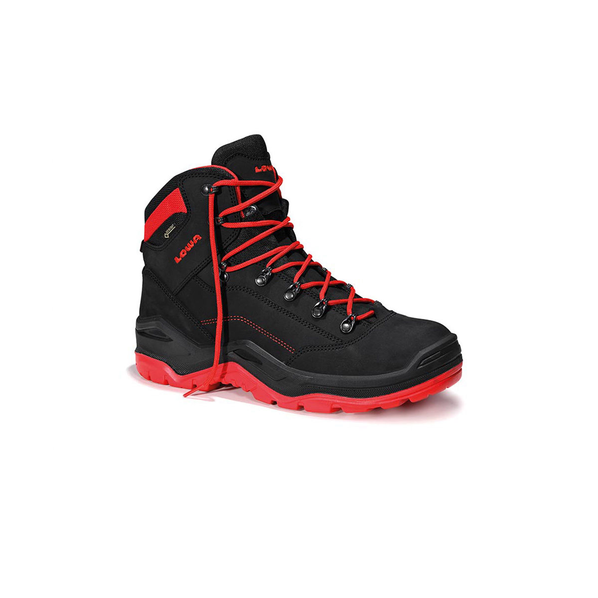 Sicherheitsschnürstiefel RENEGADE Work GTX® rot Mid S3S WR, Größe 44