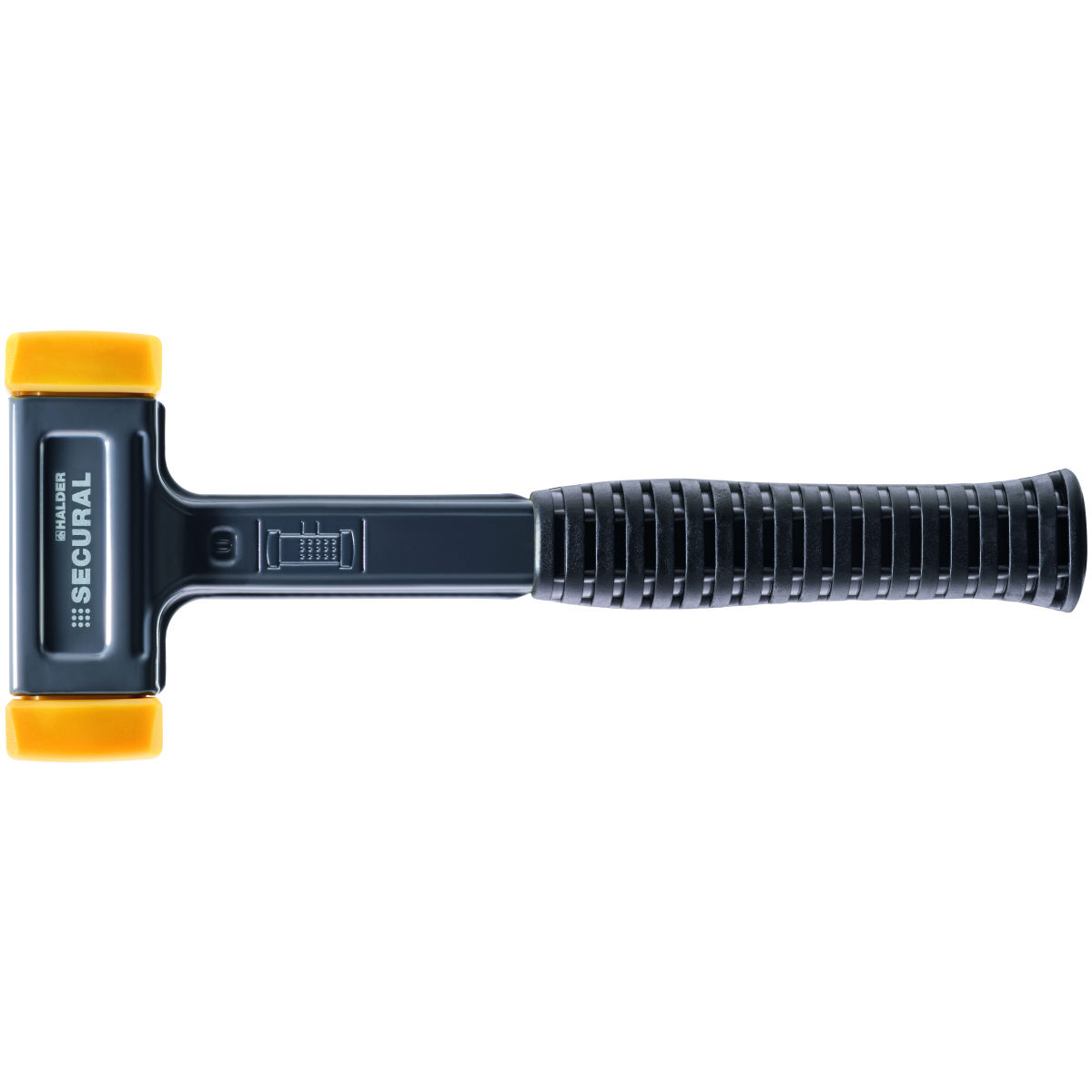 Rückschlagfreier Schonhammer mit Polyurethan-Einsätzen, Abmessung Hammerkopf: 30X40mm