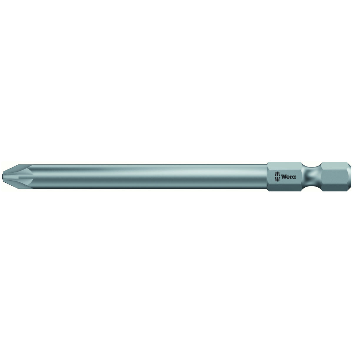 Bit für Pozidriv, 1/4 Zoll E 6,3, Kreuzschlitzgröße / ganze Länge: 1mm