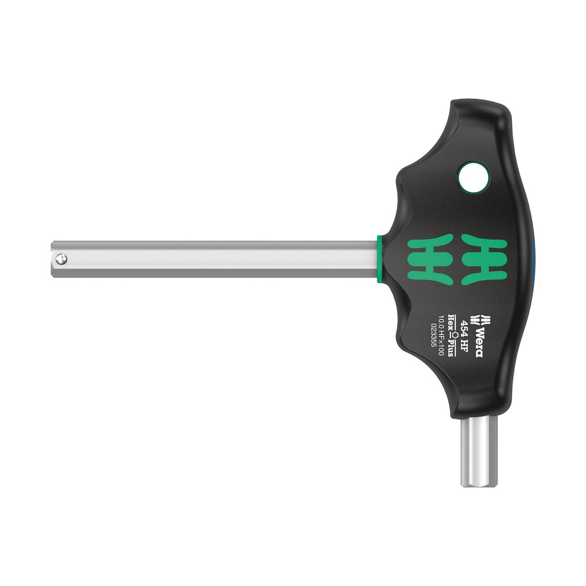 454 HF Quergriff-Sechskantschraubendreher Hex-Plus mit Haltefunktion, 10 x 100 mm