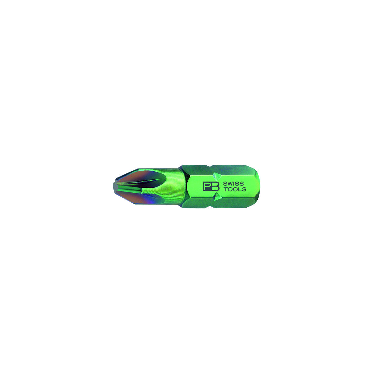 PrecisionBit für Pozidriv, 1/4 Zoll C 6,3, Kreuzschlitz-Größe / ganze Länge: 0/25mm