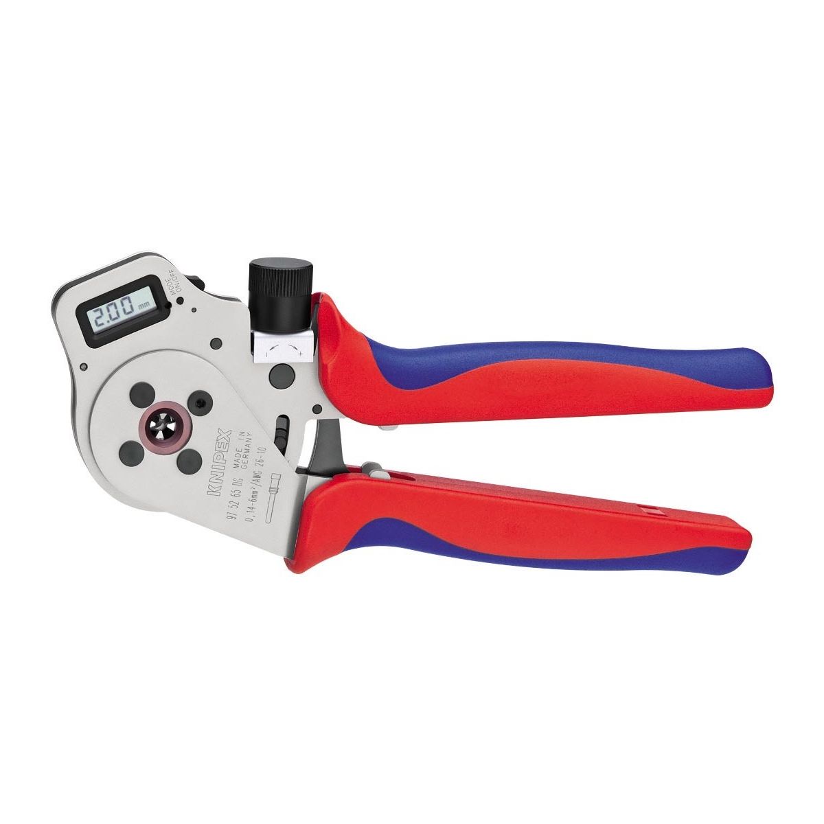 Vierdorn-Crimpzange DigiCrimp, 2K-Griffe, Typ: 2,5