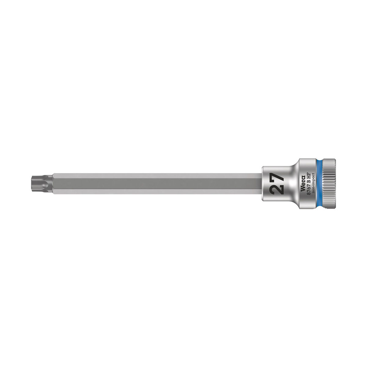 8767 B HF TORX® Zyklop Bitnuss mit 3/8″-Antrieb, mit Haltefunktion, TX 27 x 107 mm