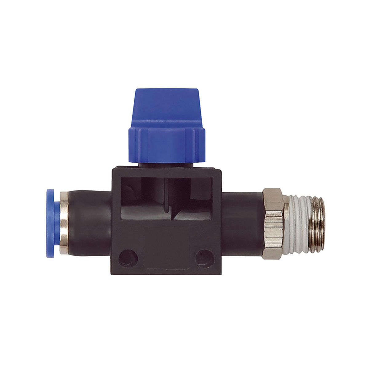 3/2-Wegeventil »Blaue Serie«, Steckanschluss, R 3/8 außen S-G Ø 8mm