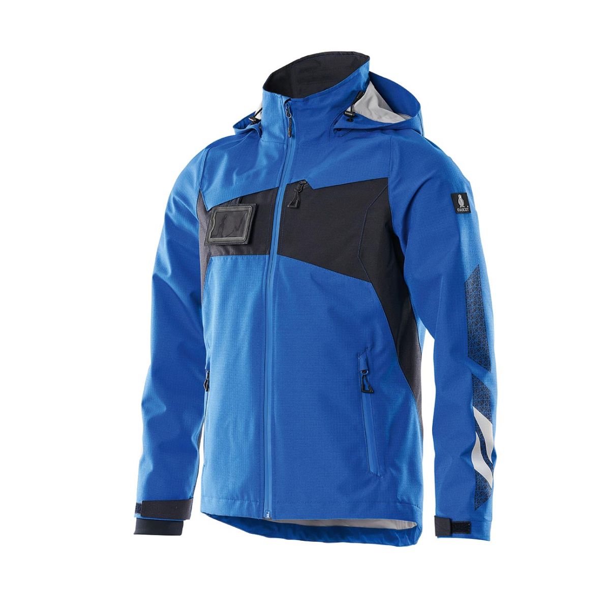 Hard Shell Jacke ACCELERATE, azurblau / schwarzblau, Unisex-Größe: S