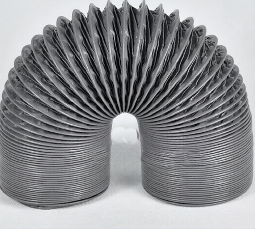 Гофротруба для вентиляції 100 мм термостійка, гнучкий повітропровід для лазерного CO₂ верстата, витяжки та аспіраці