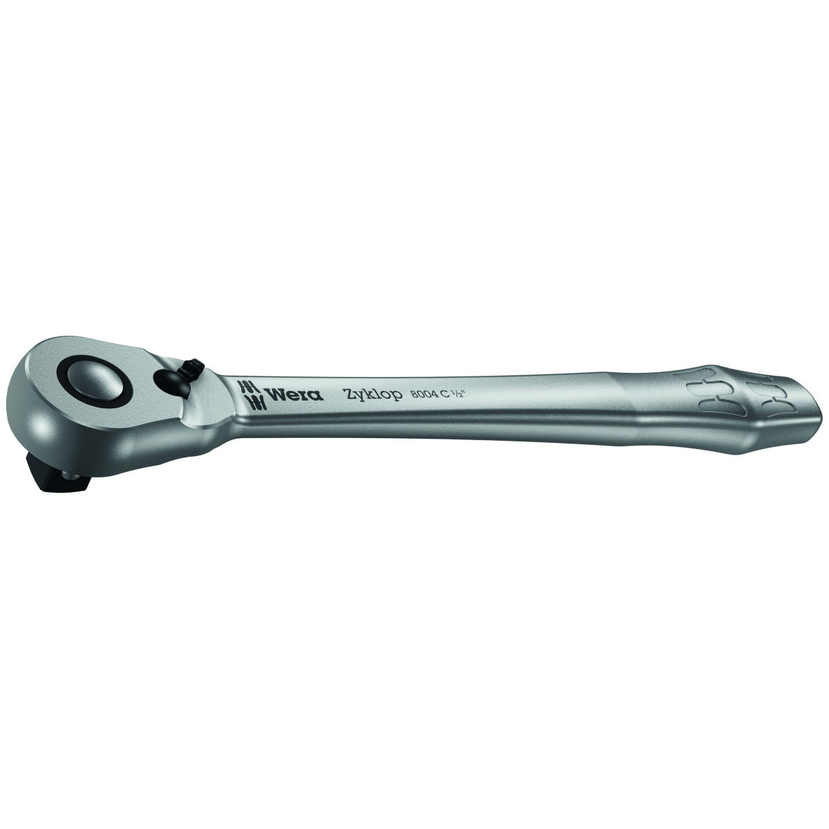 Feinzahnknarre „Zyklop Metal“ umschaltbar, 1/2 Zoll mit Auswerfer