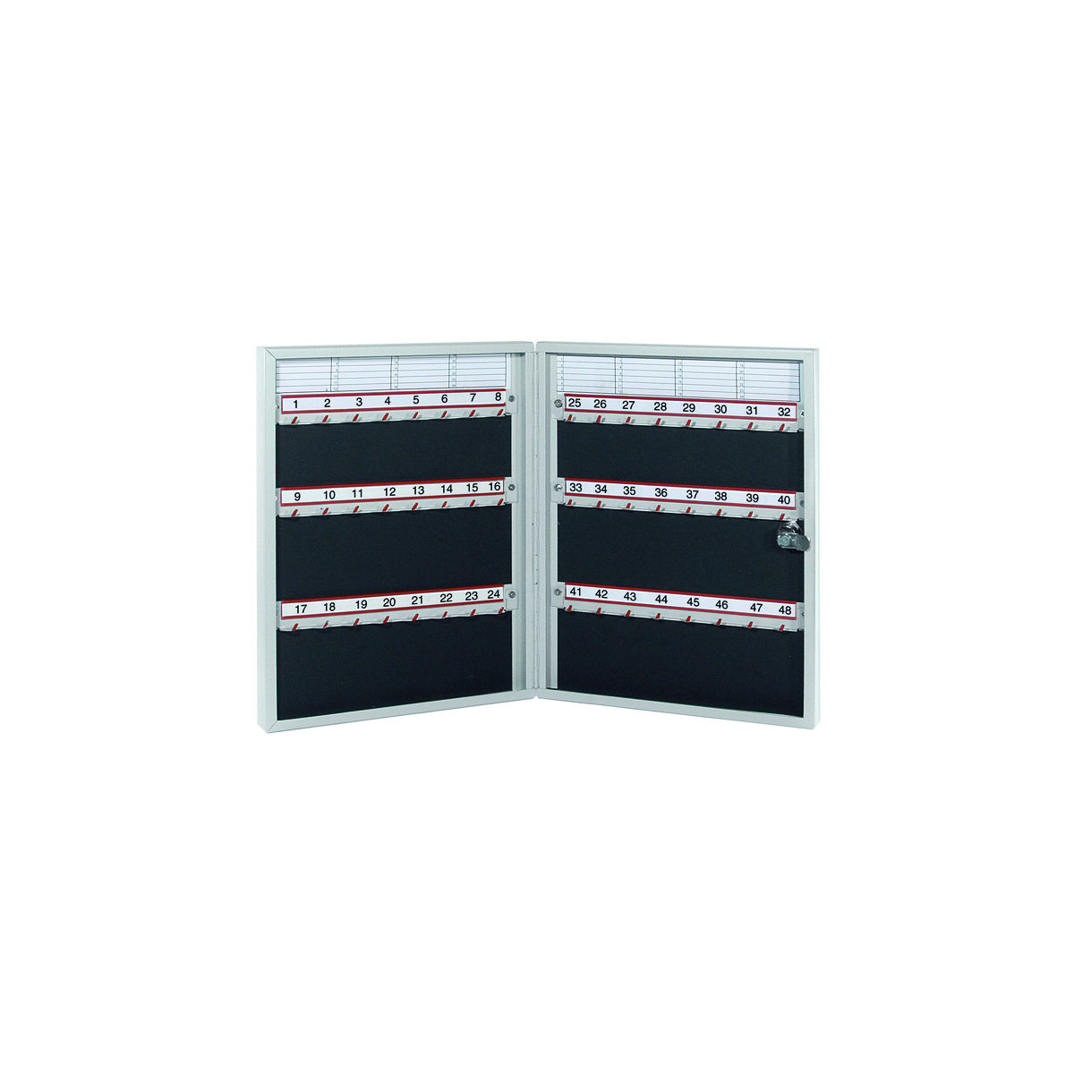 Schlüsselschrank, Anzahl Schlüsselhaken: 48